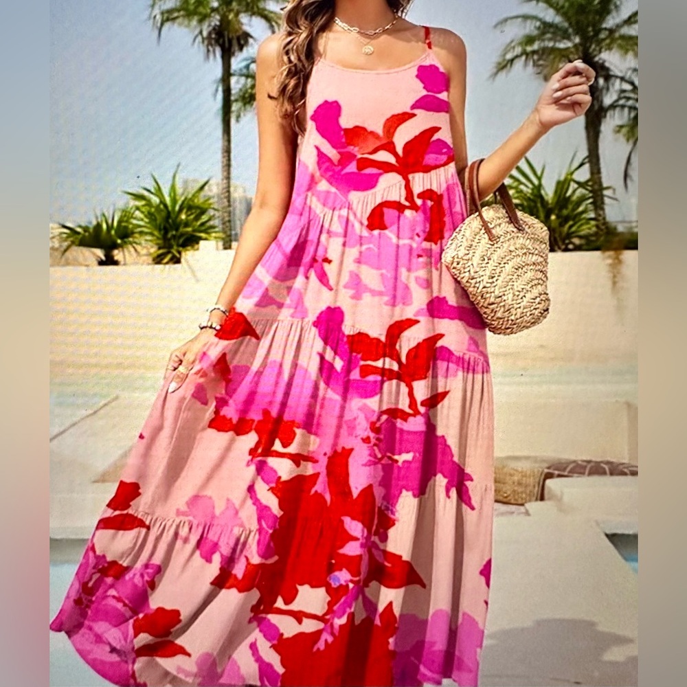 Floral maxi sundress